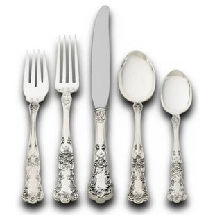 Ensemble de couverts argent sterling 5 pièces, service pour 1