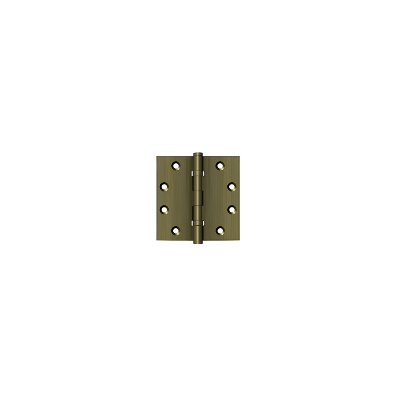 102'' x 102'' Butt Bearing Hinge, Antique Brass