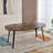 Extendable Table,Dining Table,Office Table,Coffee Table,Metal Leg,Mdf Top,100/140/180X100X75Cm,Walnut  Color-354193364