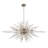 Orbital Oval Linear Pendant - 24"D x 48"W x 24"H - Gold Dust