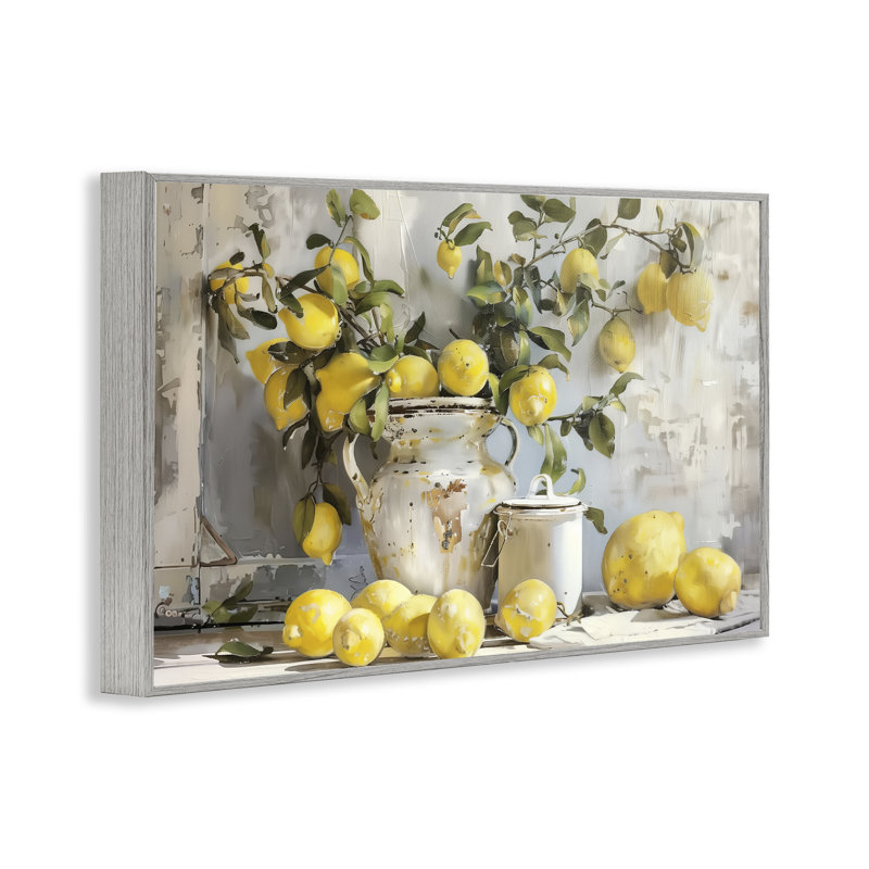 Reproduction d'art giclée de citrons et citrons par Arlington Prints, Estampe numérique Farmhouse, H 20 po x l 30 po