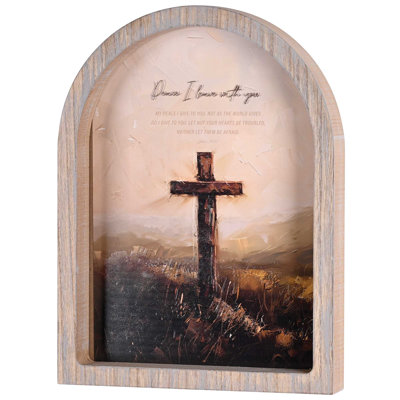 Encadré «Cross I Peace» 11 x 15