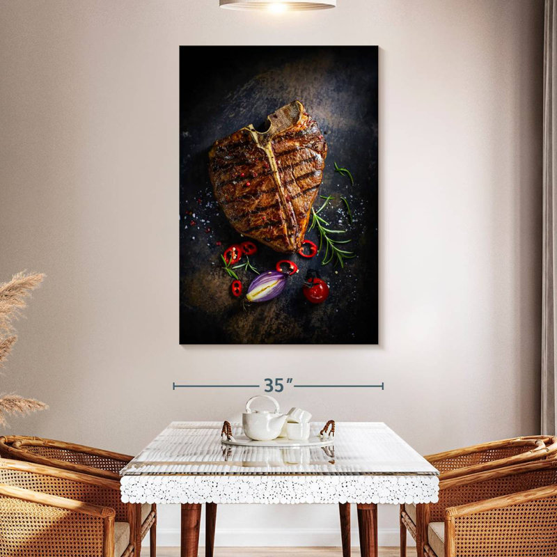 Yarlin Grilled T-Bone Steak, 51" H x 34" W