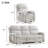 2- Piece Modern Comfortable And Overstuffed Manual Reclining Living Room Set