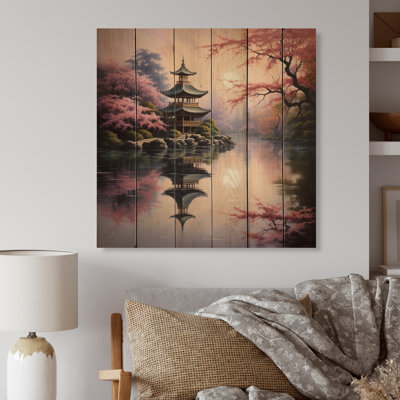 " Asian Art Serene Pagoda VIII "