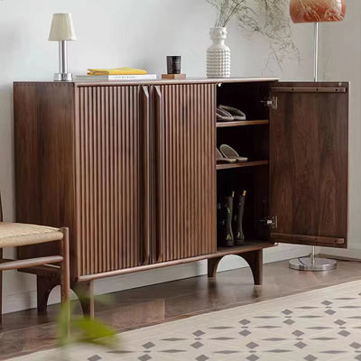Modern Wooden Shoe Cabinet with Sleek Design