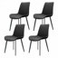 Chaise en polyuréthane avec pieds en métal-762116850