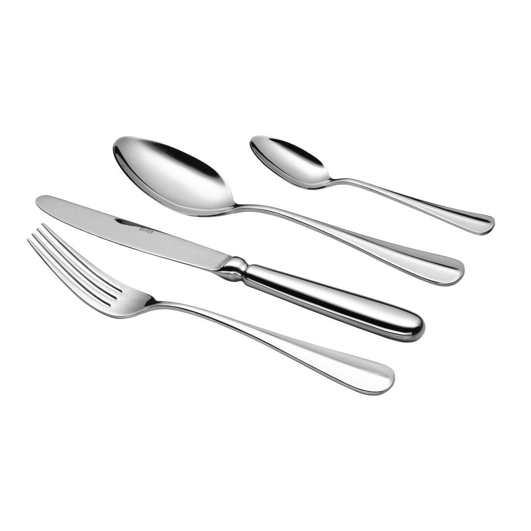 24 Piece 18/10 Stainless Steel Cutlery Set, Service for 6