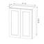 Armoire murale standard en bois contreplaqué prêt à assembler Kindwood Eco Shaker l 36 x P 12 x H 30-134432129-123468901