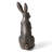 23''H MGO Bronze Standing Rabbit Statue