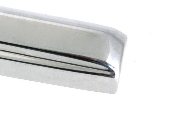 Art Deco Locking Fastener - RH, Polished Chrome