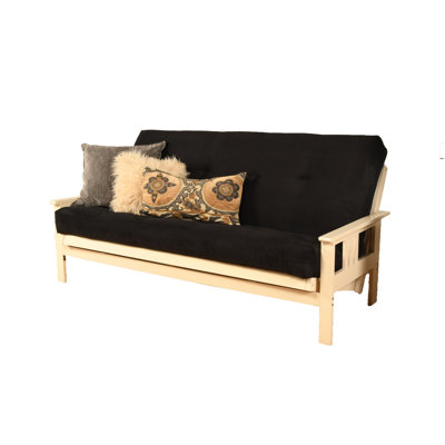 Johnte Full-Size Futon Frame and Full-Size Innerspring Mattress by Winston Porter