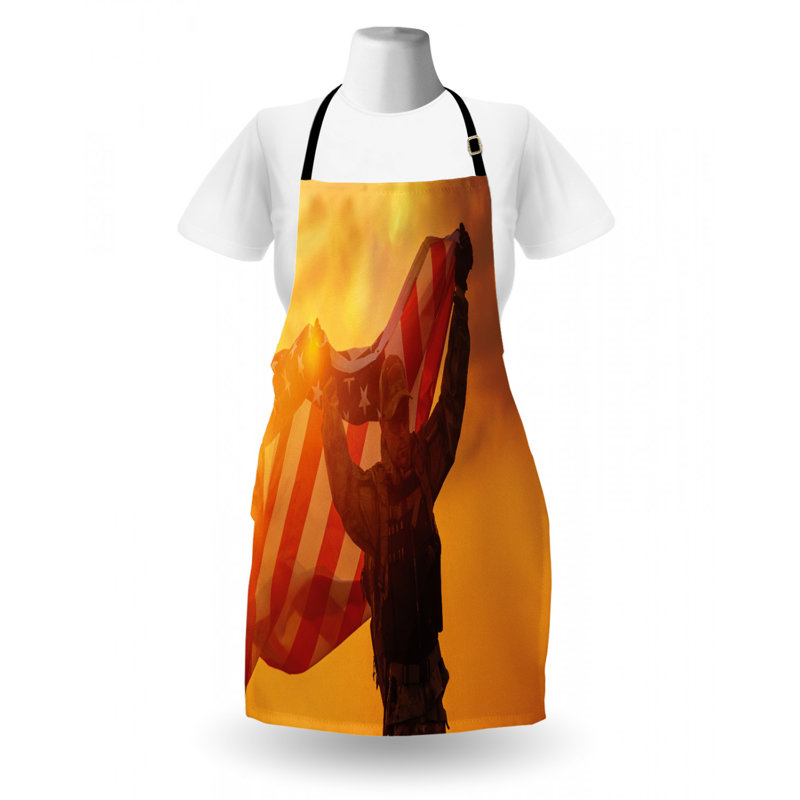 Independence Day Bib Apron