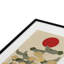 Red Sunset Japon encadré sur papier-1352552268-1352552267