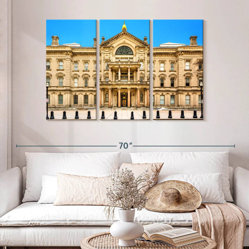New Jersey State House, 32" H x 50" W
