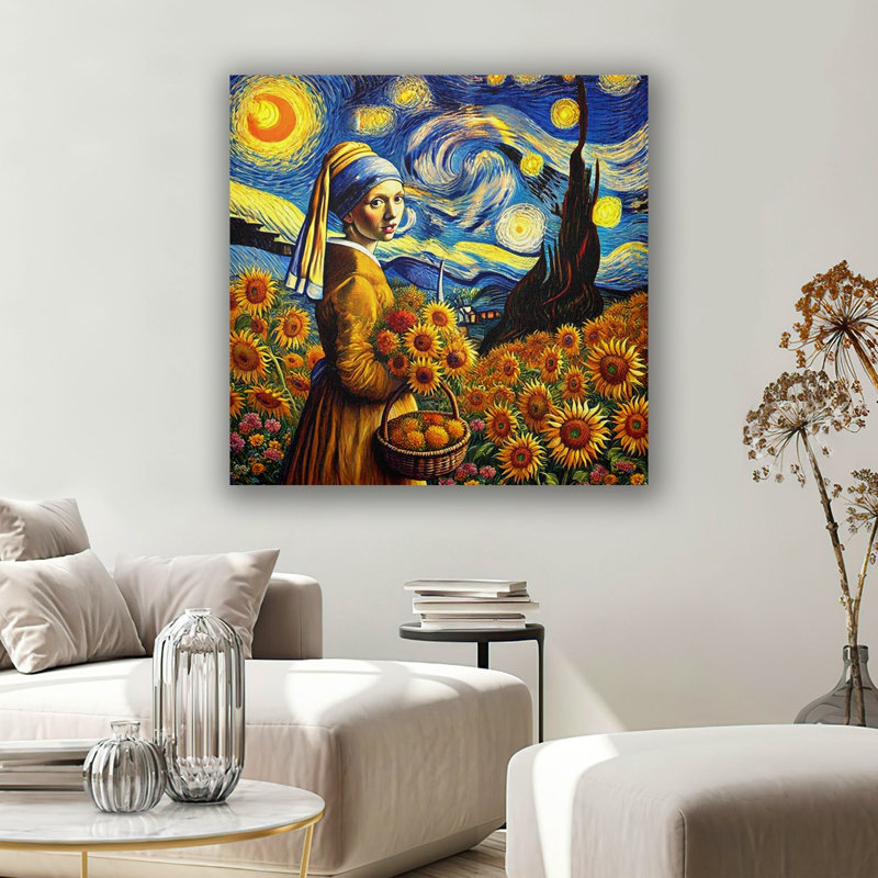 Peinture décorative sur toile