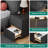 15.8" Wide Fully-Assembled Faux Leather Narrow Nightstand-1190308436-1200938407