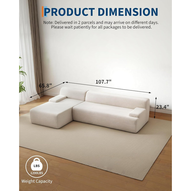 Reception Sofa, Beige