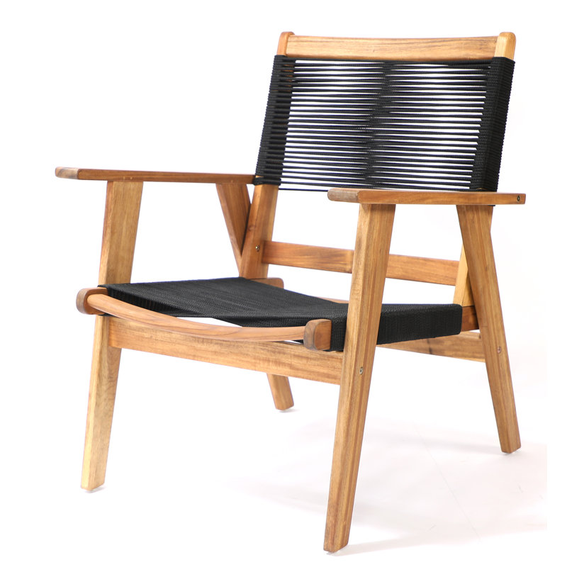 Neil Patio Dining Side Chair with Cushion