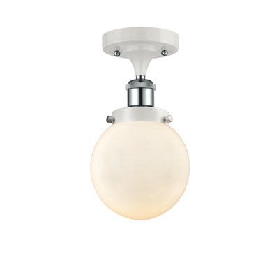 Amadeu Glass Semi Flush Mount