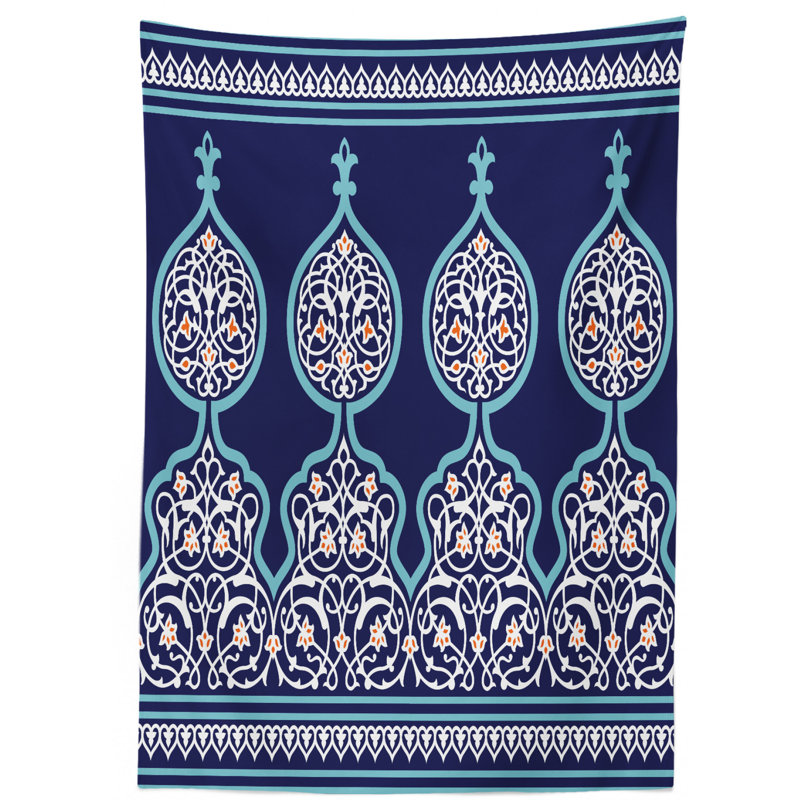 Geometric Tablecloth, 84" L x 60" W