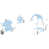 Bleu clair / gris moyen