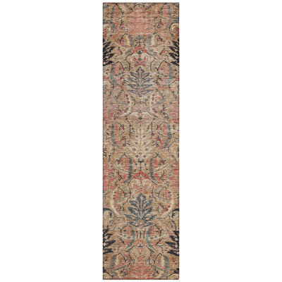 Rustica Khaki Washable Indoor-Outdoor Rug - 