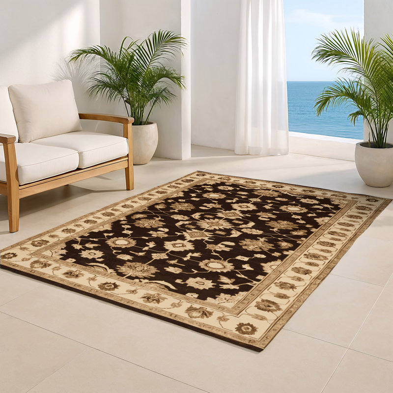 Tapis noir intérieur et extérieur surteint, Rectangle 9 pi x 12 pi