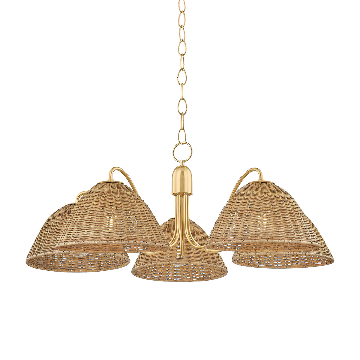 Katniss Chandelier, 5, 13.5" H x 38.5" W x 38.5" D