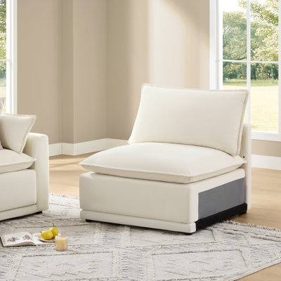 Cloud Oversized Armless Chair