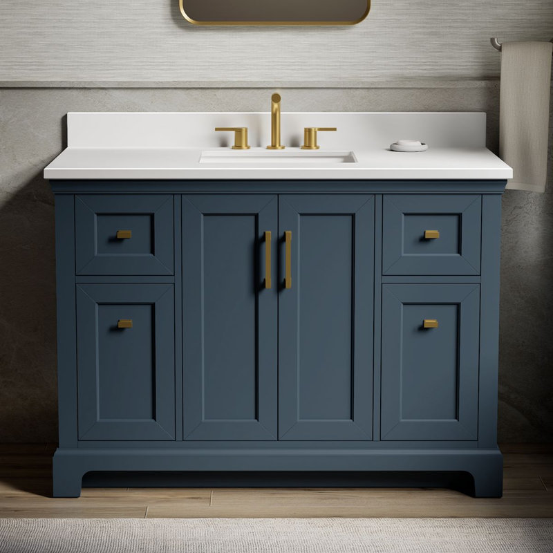 49.02 in. Single Vanity, Tidal Blue