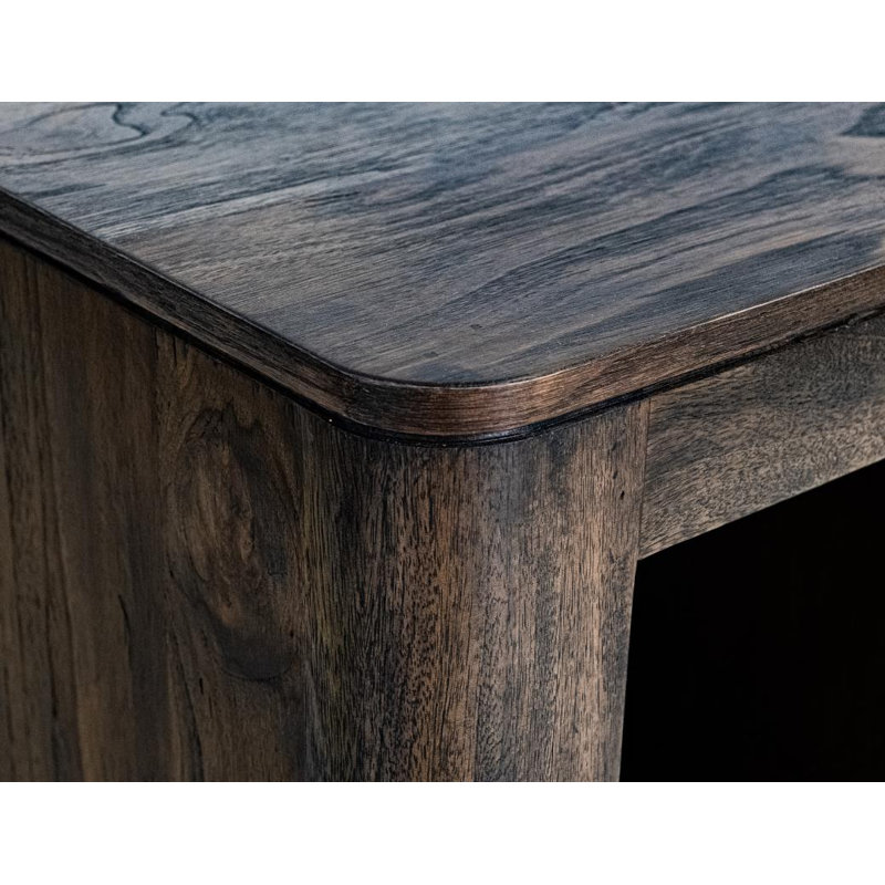 Table de chevet 1 tablette Balam, Noir