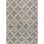 Tapis beige à motif de treillis contemporain Campo Sofia-36355507