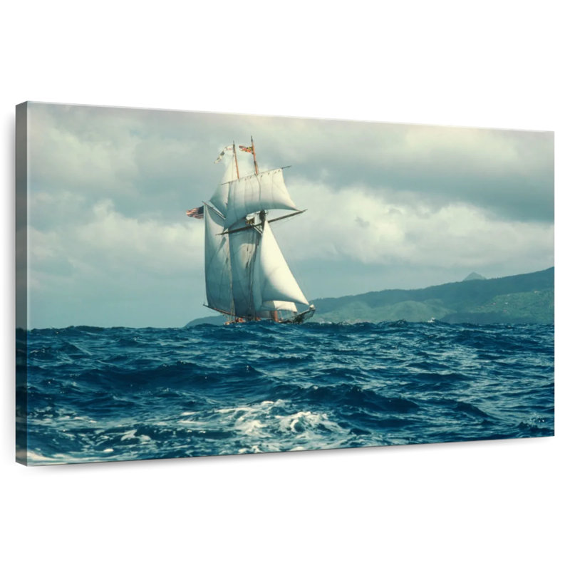 Mehar Sailboat Sea Storm