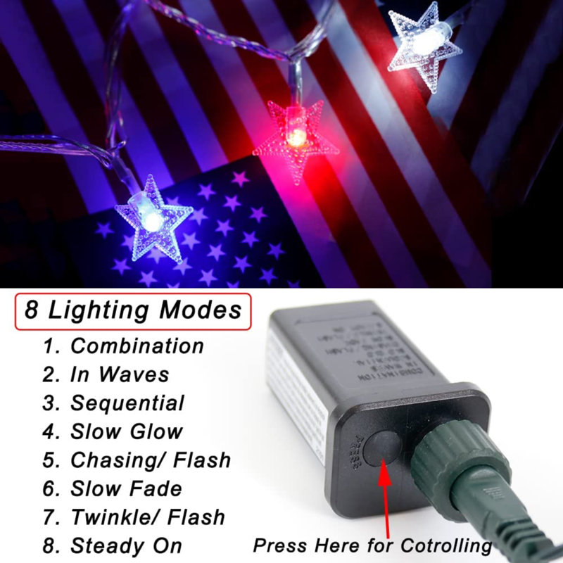 Gethen 7.28'' LED String Lights