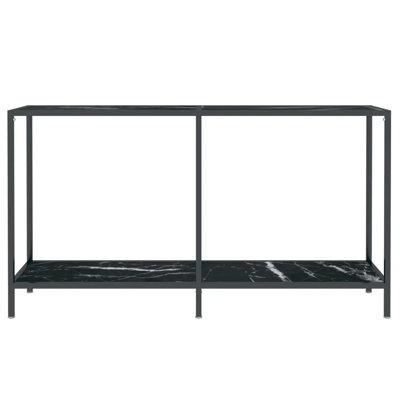 Hannmeike Glass Top Console Table