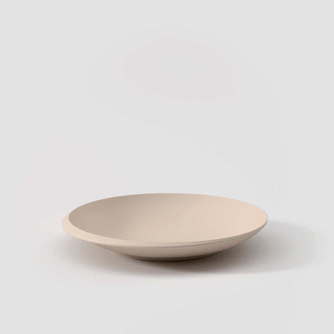 Villeroy & Boch - NewMoon Beige Shallow Bowl, Premium Porcelain, 9.75 in Villeroy & Boch