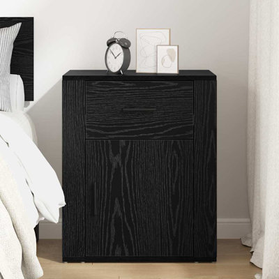 35cm W Manufactured Wood Bedside Table