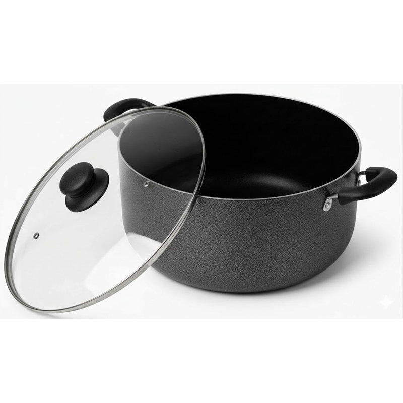 21.6 Qt Non Stick Aluminum Stock Pot, 21.6 Qt