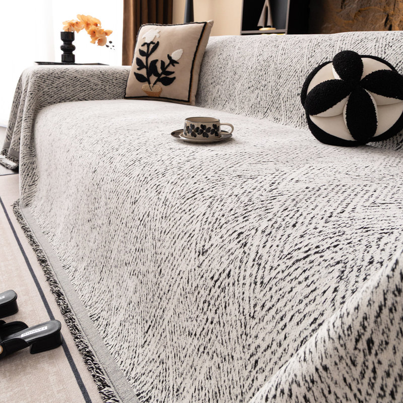  Nayoroom Non Slip Couch Cover Sofa Covers For Cushion Couch Washable Sectional Couch Covers For Dogs Pet Furniture Protector Couch Cover Blanket For Living Room 