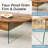 Coffee Table With Double Drawers. The Board Surface Is MDF Sticker, And Both Sides Are Transparent Tempered Glass. The Design Is Simple And Elegant, With Excellent Storage Functions.
