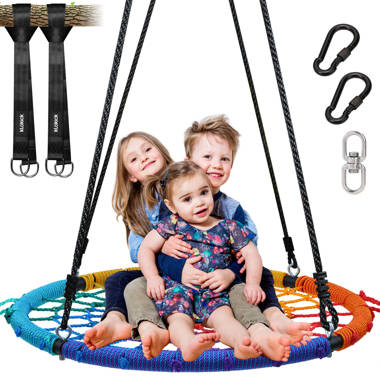 Goodwish 12'' Disc Swing with Mounting Hangers and Chains & Reviews