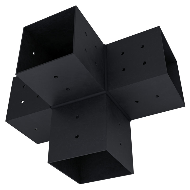 Pergola 4-Arm Post Bracket (for 4x4 Wood Posts)