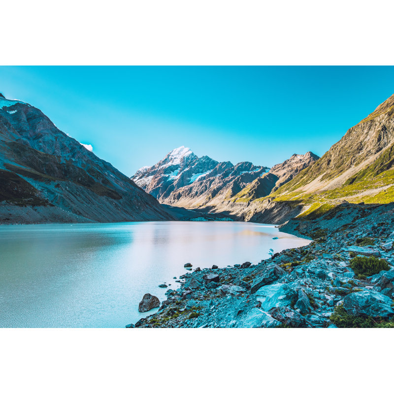 Hooker Lake by Tobiasjo - No Frame Art Prints on Canvas, 20cm H x 30cm W