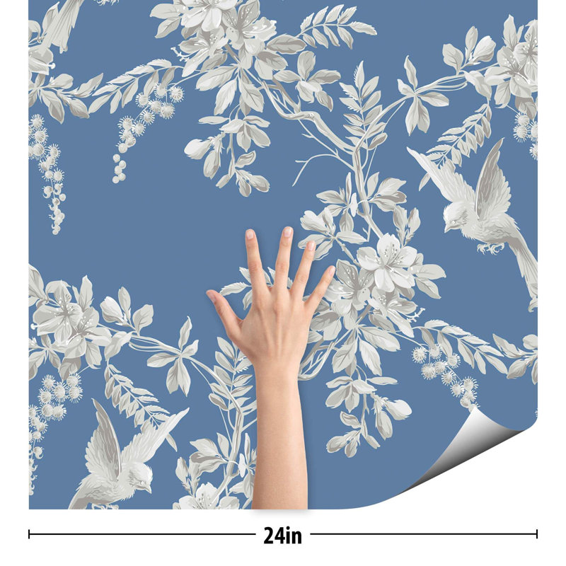 Irmina Floral Tile, 2' W x 10.5' L