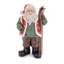 Figurines de père Noël avec skis (ensemble de 2)