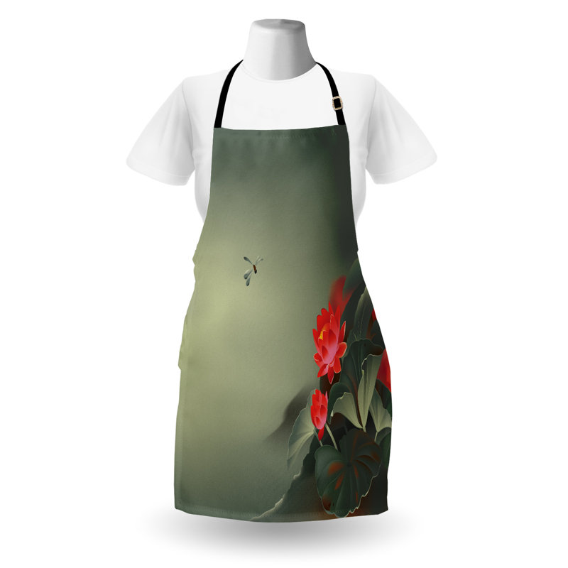 No Pattern Bib Apron