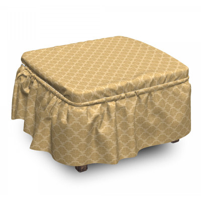 Housse pour repose-pieds classic damassé victorian