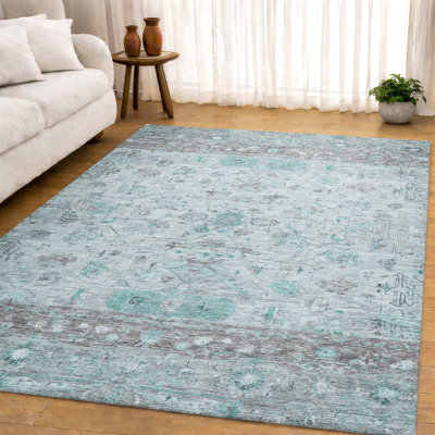Premium Machine Washable Mayfield AMF2323 Global Rug