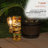 9"H Solar-Powered Tiki Statue with LED Lights